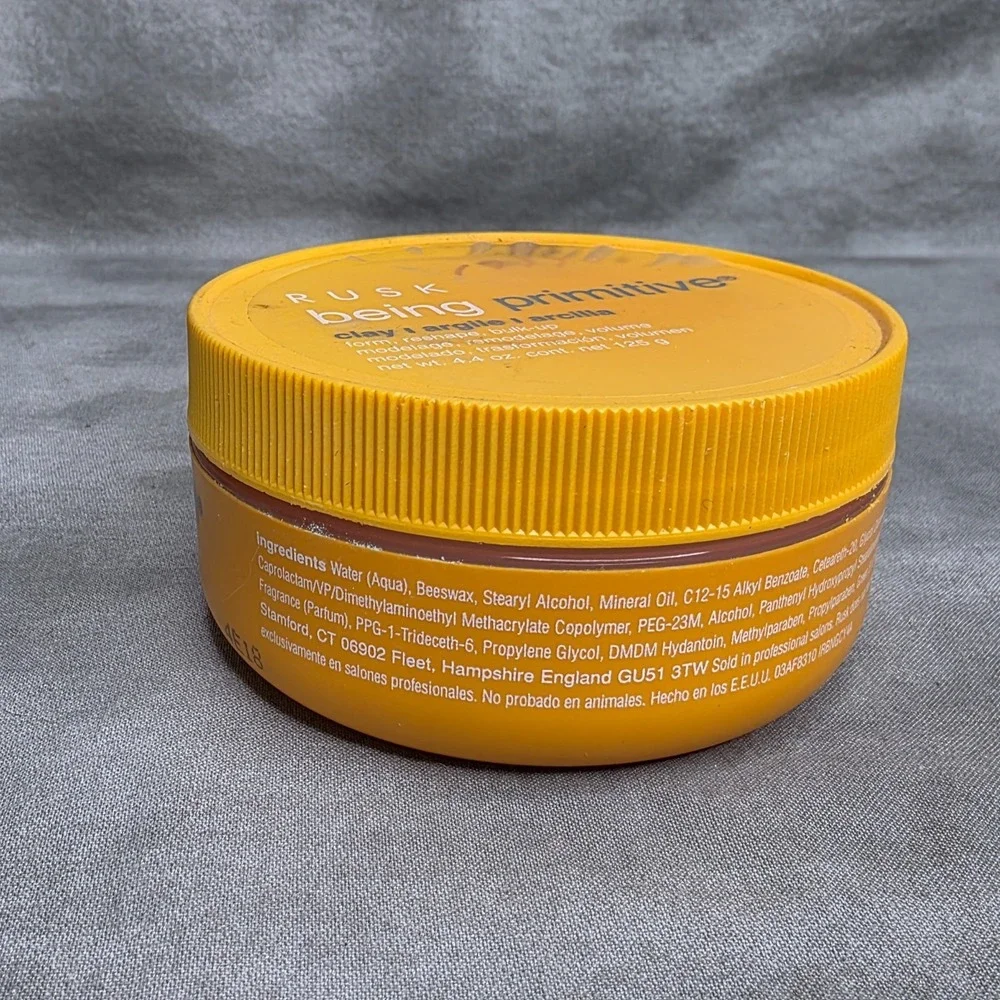 Rusk BEING PRIMITIVE Clay - Form, Reshape, Bulk-Up - 4.4 oz FULL SIZE
